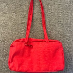 BAGGU Candy Apple Nylon Bowler Bag